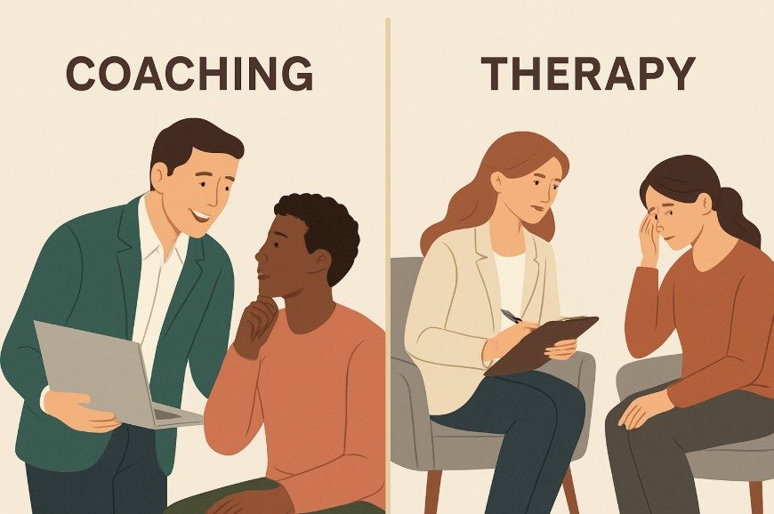 Coaching vs. terapie care e diferența și când ai nevoie de fiecare