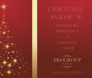 Crăciunul Anilor ’30 la Eko Group Vila: O Eleganță Interbelică Redescoperită