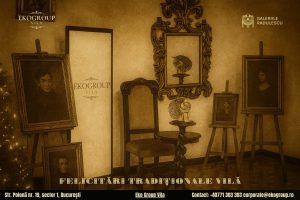 Urări de Crăciun învăluite în farmecul perioadei interbelice, în decorul atent creat de Eko Group Vila